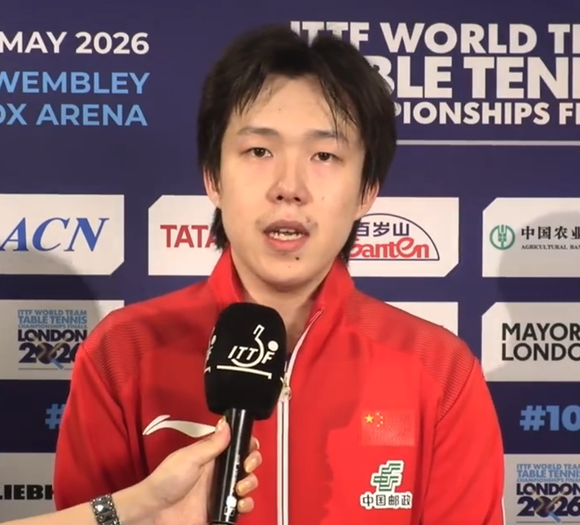 男乒3-1法国采访!王楚钦总结2场,林诗栋亲承正常,梁靖崑谈调整